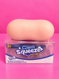 Soap scented crunchy soap squishy on pink table