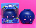 Jumbo Blueberry Squishy with box on pink background